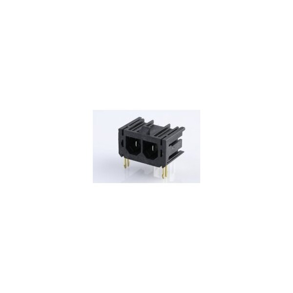 Conector en Ángulo Recto Molex Sabre de 2 Circuitos con V0 Encabezado de 125Lk y Largo de Cola - 43160-7302