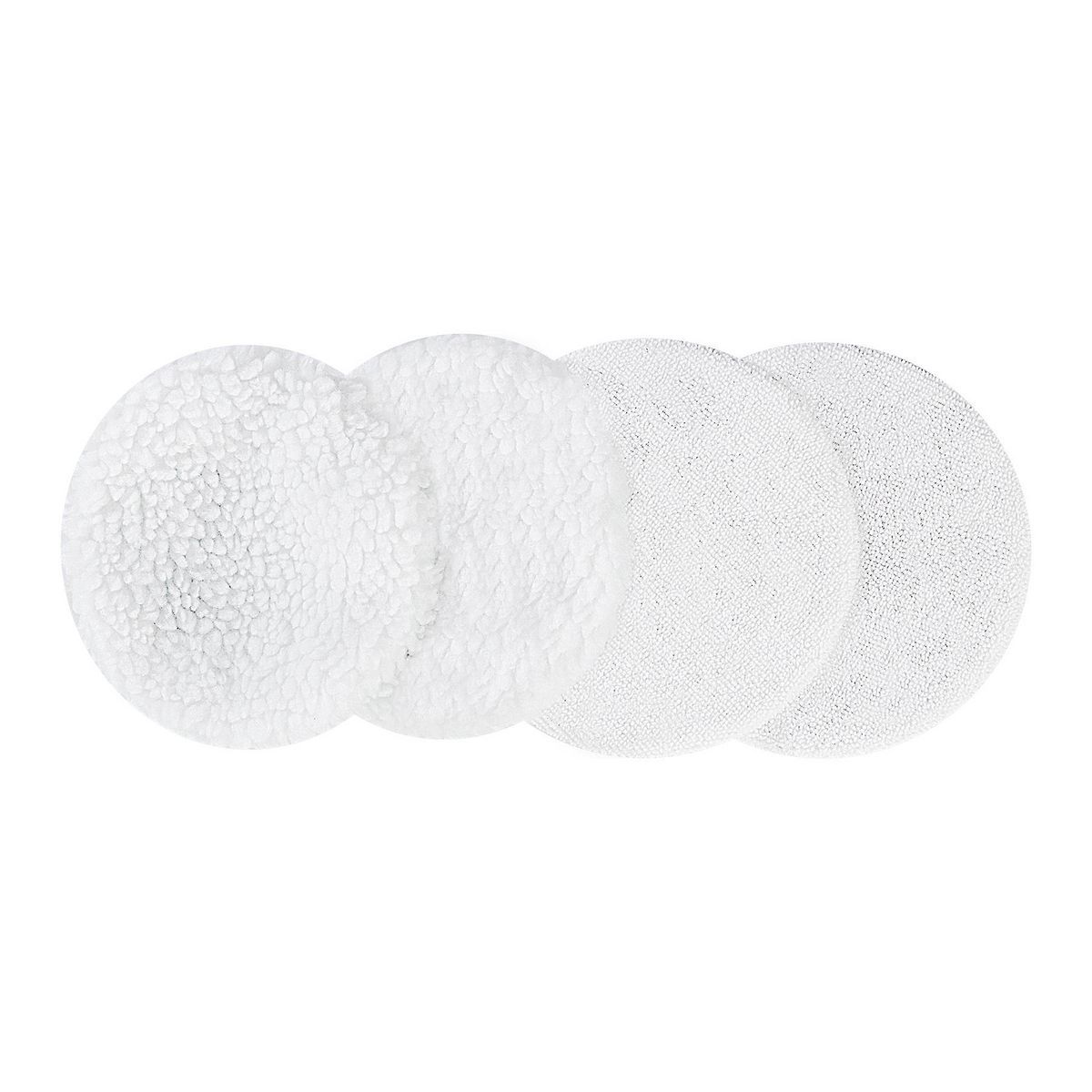 Bonnets de pulido de microfibra y fleece de Terry de Grant de 5 a 6 pulgadas, paquete de 4 - 70774