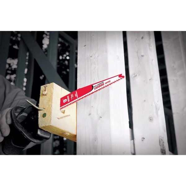 Diablo Demo Demon 6 in. Carbide Reciprocating Saw Blade 5/7 TPI 3 pk - DS0606CWS3