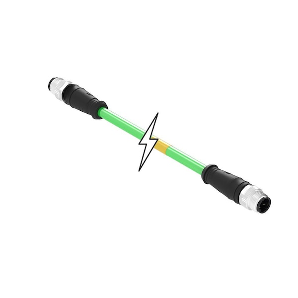 Molex CSE M12 ETH 4P DC MA MA STR WSOR 15M DE - 1201088313