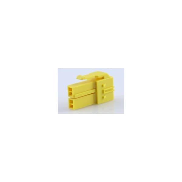 Molex 6.5mm WTB Recpt Hse PBTP Yellow 2Ckt - 151049-2203