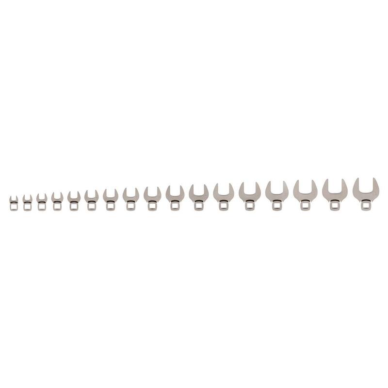 Juego de Llaves Fijas TEKTON de 8 mm a 24 mm de 3/8 pulgadas de Accionamiento (17 Piezas) - WCF93202
