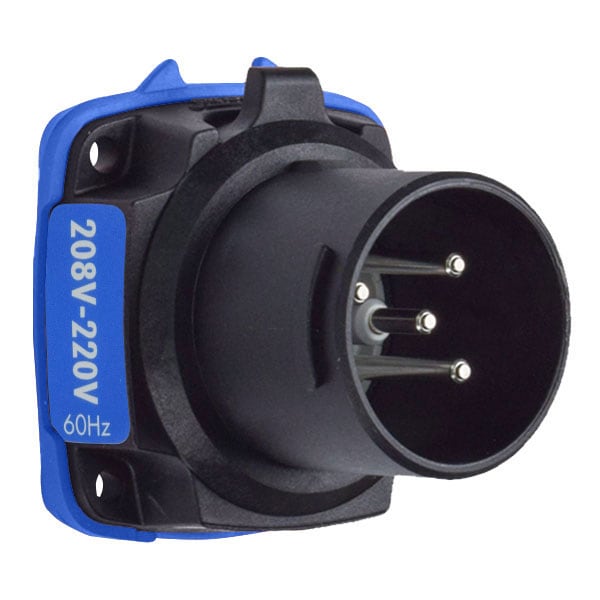 Meltric 22-38163-A155 INLET WITH NO LOCKOUT HOLE - 22-38163-A155