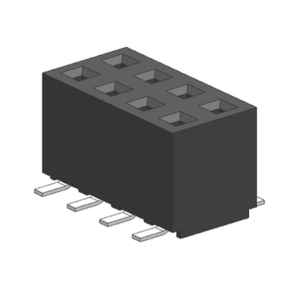 Molex MGrid Rec SMT VLPR2 /Pg .38AuLF 6Ckt - 87340-0624