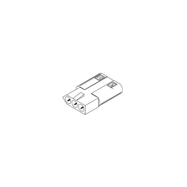 Molex 093 Housing Receptacle +Lock 3Ckt - 03-09-1030