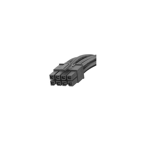 Molex Dc Power Cords Mega-Fit Cable Assy 8Ckt Dr 300Mm Blk - 451360803