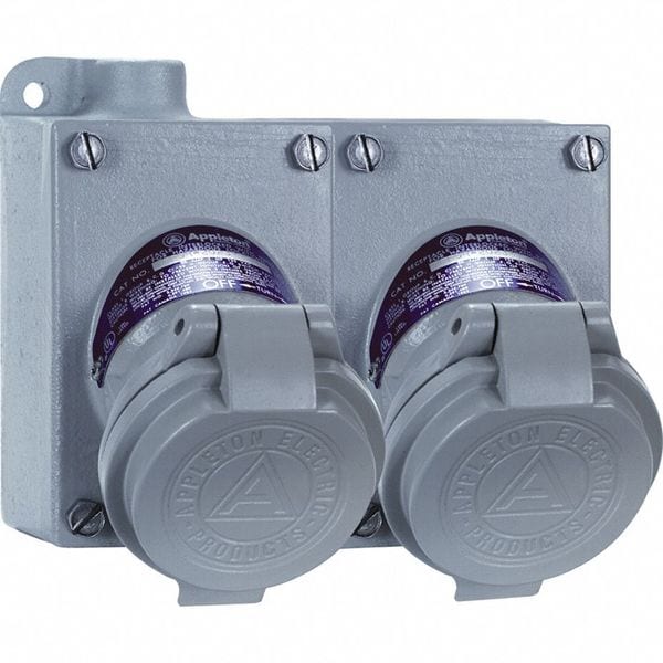 Appleton Electric 2W 3P 20A Hazardous Pin & Sleeve Receptacle 120/240VAC - CPS152-302