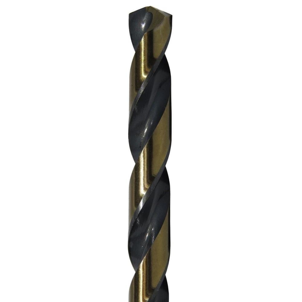 Broca Americana 12 piezas de 11/64 pulgadas x 3-1/4 pulgadas con recubrimiento negro y dorado de longitud jobber Twist - KFDHEX11/64P12