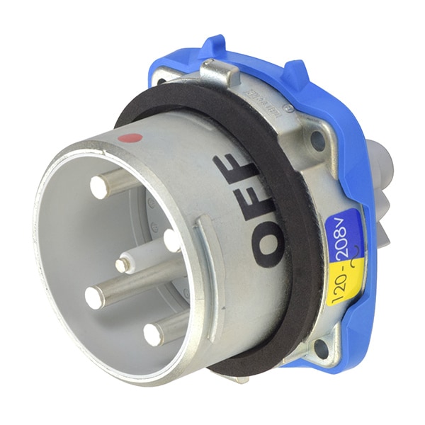 Meltric 36-68237-C-K16-A155-HAZ INLET WITH NO LOCKOUT HOLE - 36-68237-C-K16-A155-HAZ