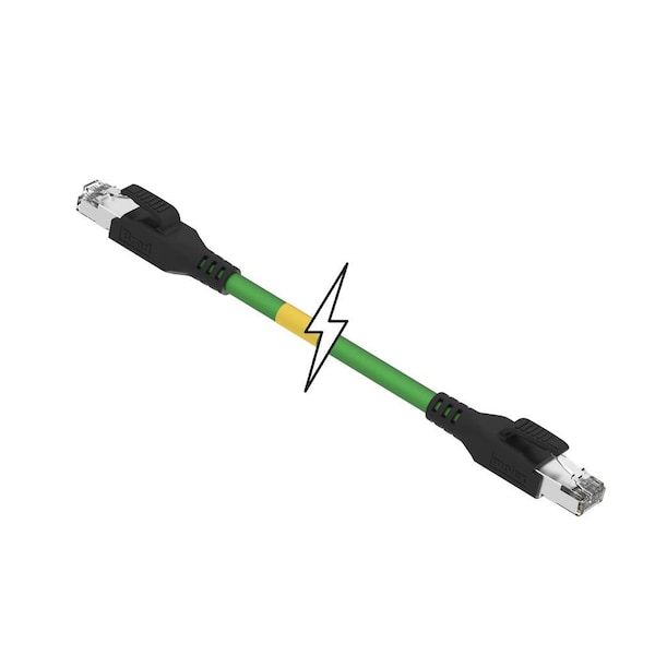 Molex ENET MMJ RJ45/RJ45 10M Brad Core AME - 1201088361