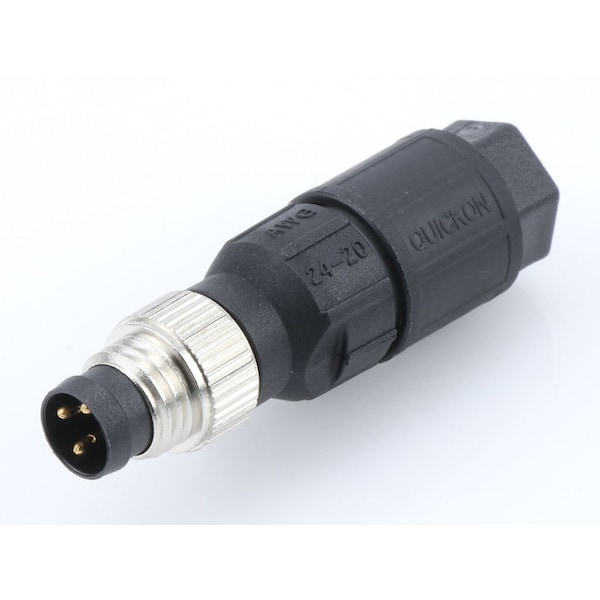 Molex FA M8 3P AC MA STR IDC UNSH 025-05mm - 1200910027