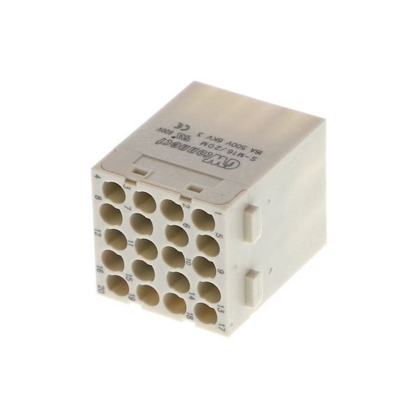 Molex S-M 16/20 M Ins Crp 20P 16A 500V - 936010561