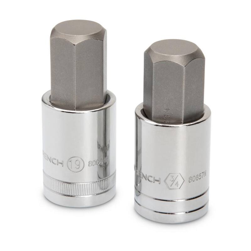 Juego de llaves de dado y puntas hexagonales y Torx maestras SAE/Métricas de 1/4, 3/8 y 1/2 pulgadas de GEARWRENCH (84 piezas) - 80742