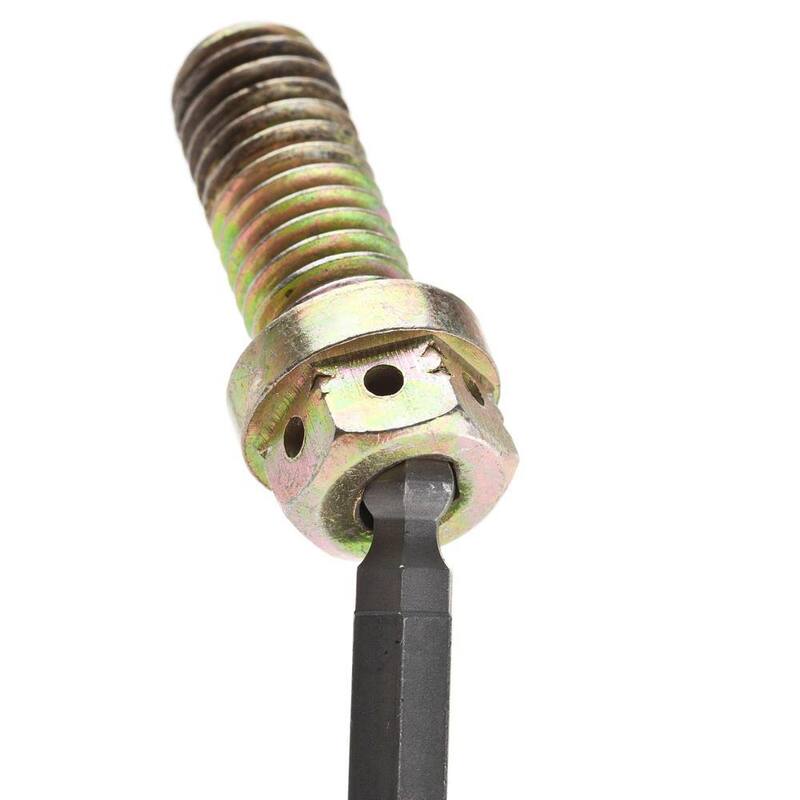 Juego de puntas de bola larga hexagonales Husky de 3/8 pulgadas (7 piezas) - Juego de dados de bits SAE H3DSAELBBS7PCN