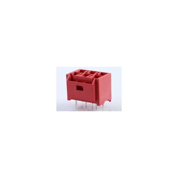 Molex 65mm WTB Hdr wbosskink Tray Red 6Ckt - 151048-1609