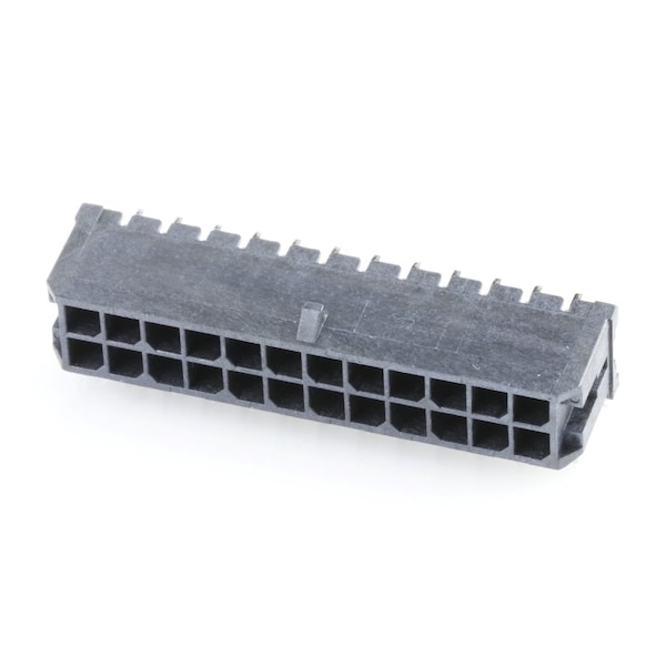 Molex Microfit 3.0 RA PTH w/clip DR Tin 24 Ckt - 43045-2421