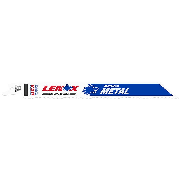 Lenox Reciprocating Saw Blades, 8 in L, Steel - 20563S818R
