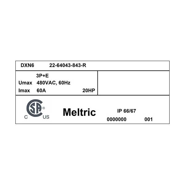 Meltric 22-64043-843-R RECEPTACLE PADLOCK PAWL NORMALLY CLOSED LID - 22-64043-843-R