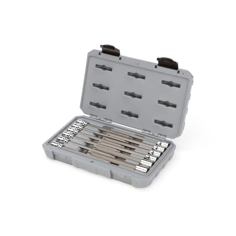 Juego de dados largos de puntas Torx TEKTON de 3/8 pulgadas (12 piezas) - SHB91305