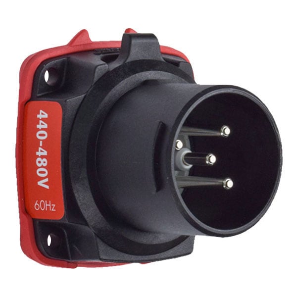 Meltric 22-38043-A155 INLET WITH NO LOCKOUT HOLE - 22-38043-A155