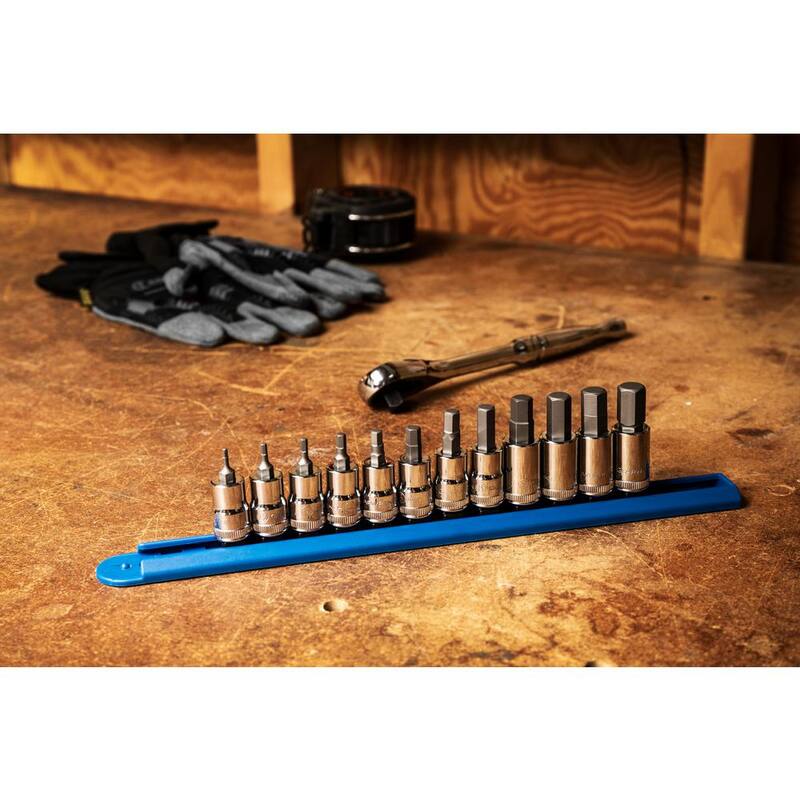 Juego de llaves de vaso GEARWRENCH de 3/8 pulgadas con puntas hexagonales métricas (12 piezas) - 80580