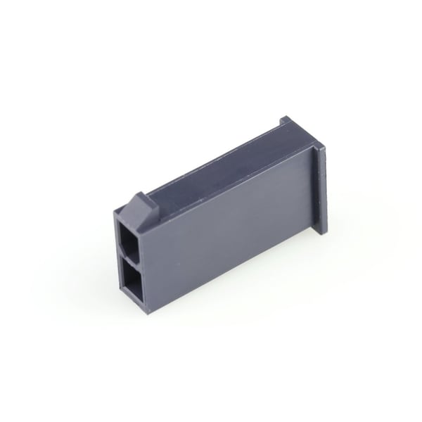 Molex MiniFitJr Plg FreeHng w/DH GW 2Ckt Black - 46993-0211