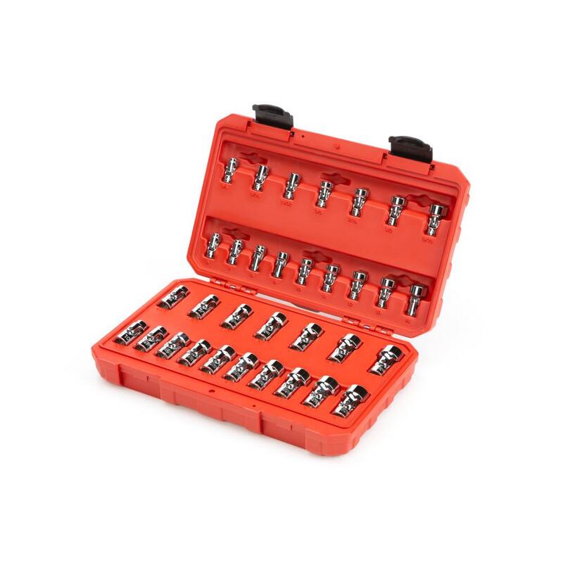 Juego de sopletes de articulación universal TEKTON de 1/4 y 3/8 pulgadas (33 piezas) - SHD99301