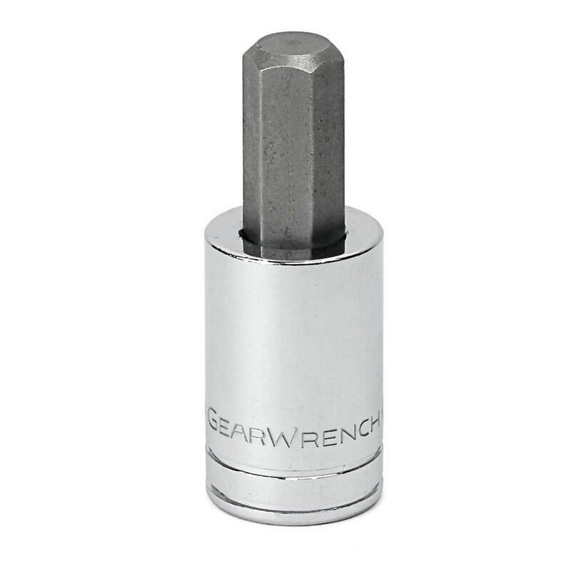 Juego de llaves de vaso para bits hexagonales, E-Torx y Torx en unidades SAE/Métricas de 1/4, 3/8 y 1/2 de pulgada (36 piezas) - 80726