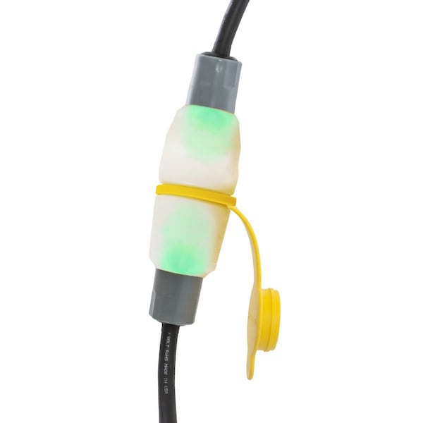 Hubbell Wiring Device-Kellems PLUG, W/TIGHT, L5-20P, 20A 125V, CL, WIR - HBL26W47WC