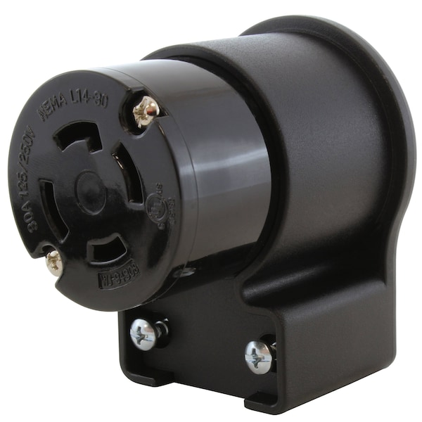 Ac Works Locking Connector, L14-30, 30 A, 125/250V AC, Single Phase - ASEL1430R