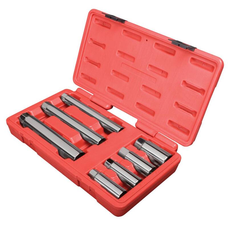 Juego de llaves de chispa métricas y en pulgadas de 3/8 de SUNEX TOOLS (7 piezas) - 8845