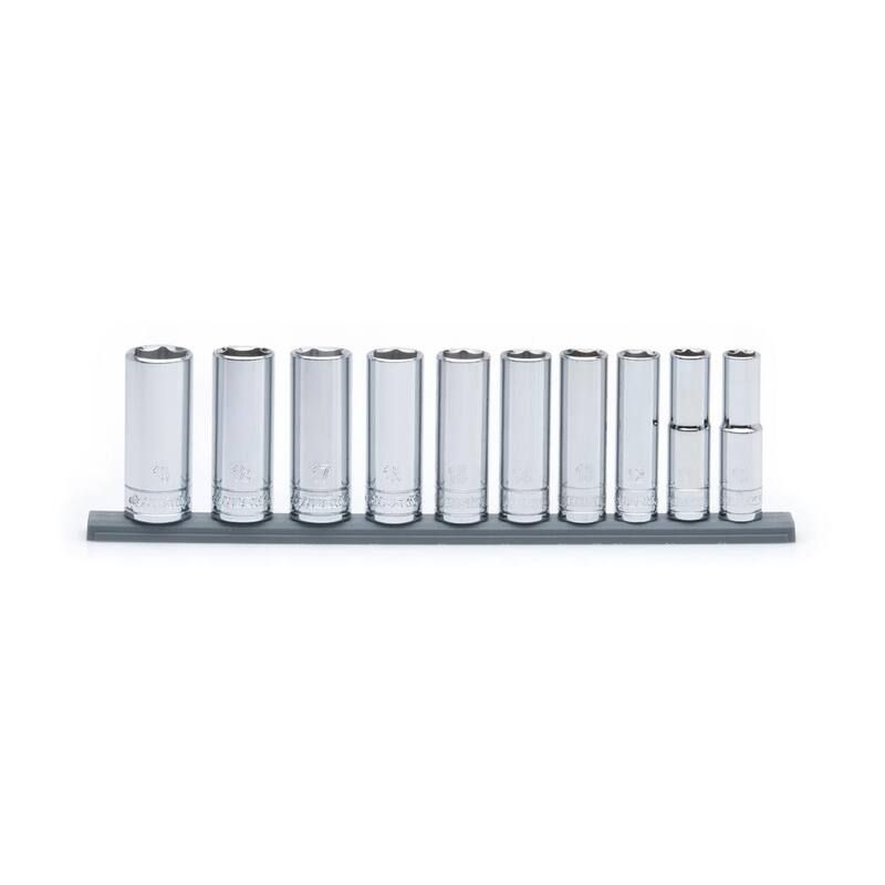 Juego de llaves de vaso profundo Husky de 3/8 pulg. (20 piezas) - H3DDP20PCSR