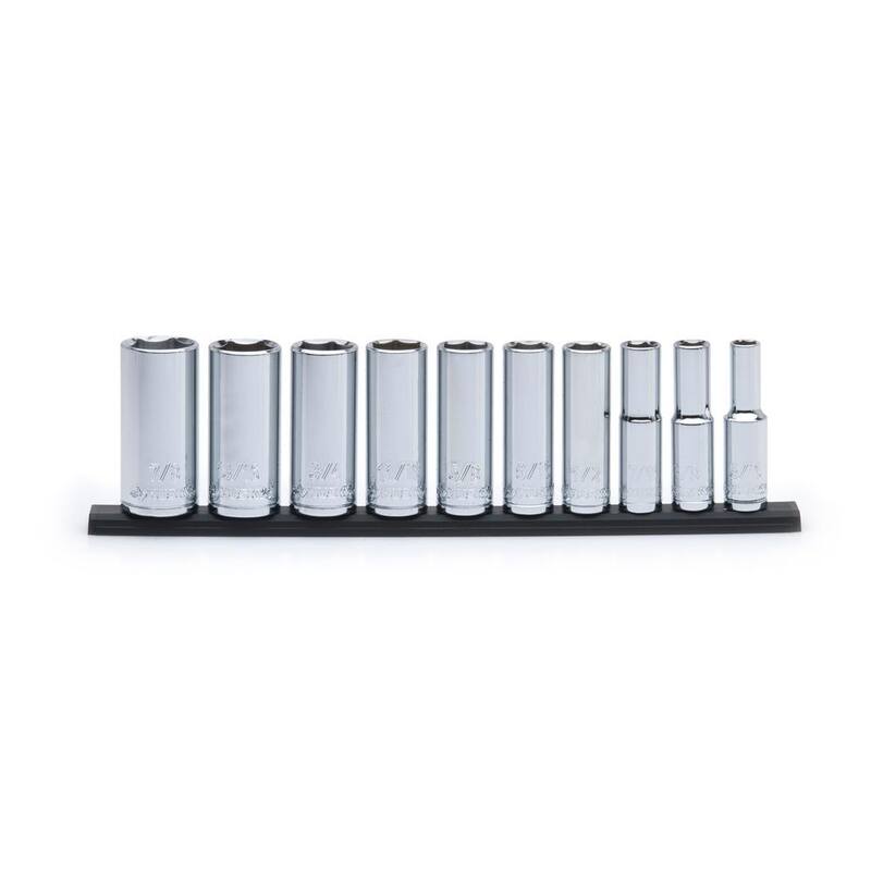 Juego de llaves de vaso profundo Husky de 3/8 pulg. (20 piezas) - H3DDP20PCSR
