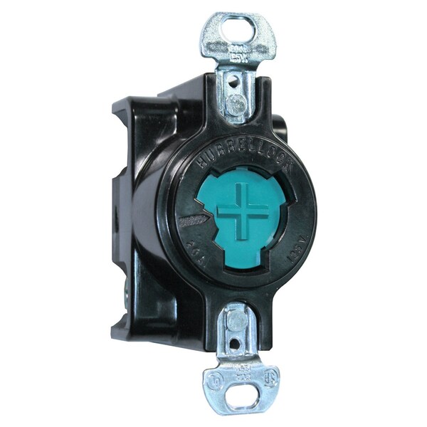 Receptáculo bloqueable Hubbell Wiring Device-Kellems, 20 A, 125V AC, 2 Polos - HBL23030