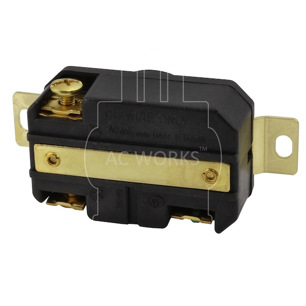 Receptáculo con bloqueo, L6-20R, 20 A, 250V AC - FML620R
