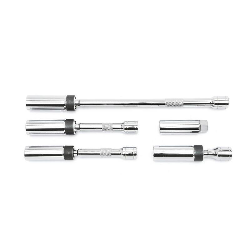 Juego de 5 piezas de llaves de chispa giratorias magnéticas de 6 puntos de 3/8 pulg. de GEARWRENCH - 80601.