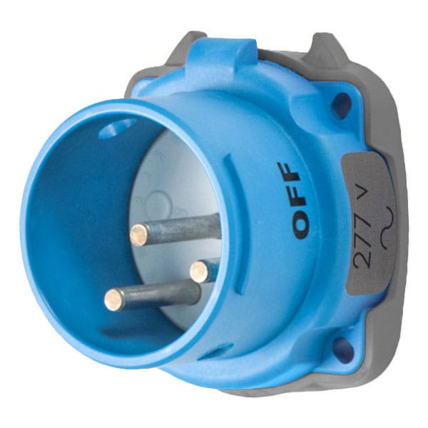 Meltric Pin & Sleeve Receptacle, 30 A, 277V AC, NEMA 3R - 31-18245-K04