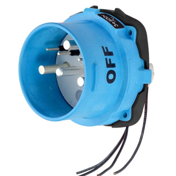 Receptáculo Pin & Sleeve Meltric, 150 A, 600V AC, NEMA 4X - 31-98183-K14-264
