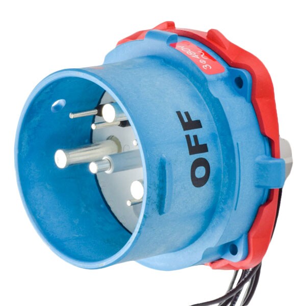 Receptáculo Pin & Sleeve Meltric, 150 A, 480V CA, Trifásico, 3 Polos, NEMA 4X - 63-98043-976