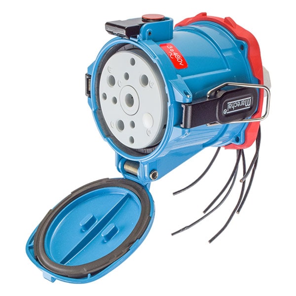 Receptáculo de clavija y toma, 150 A, 480V AC, NEMA 4X - 69-94043-976 de Meltric