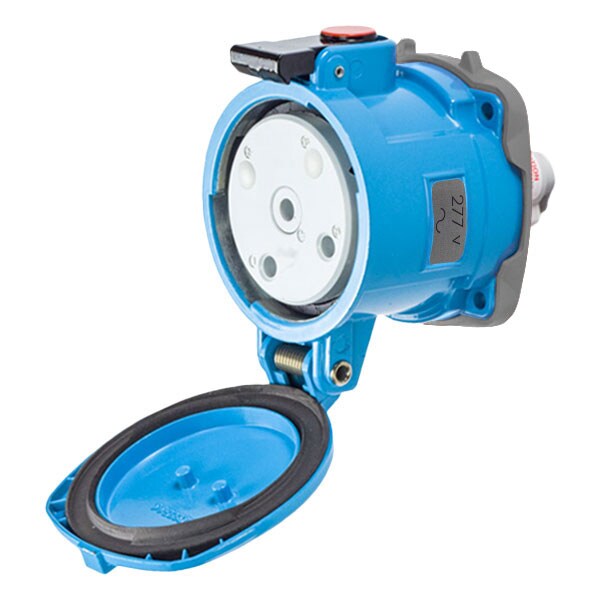 Receptáculo de clavija y enchufe Meltric, 100 A, 277V AC, NEMA 3R - 39-64245-K04