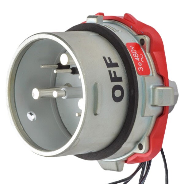 Receptáculo Pin & Sleeve Meltric, 150 A, 480V CA, NEMA 4X - 69-98043-976
