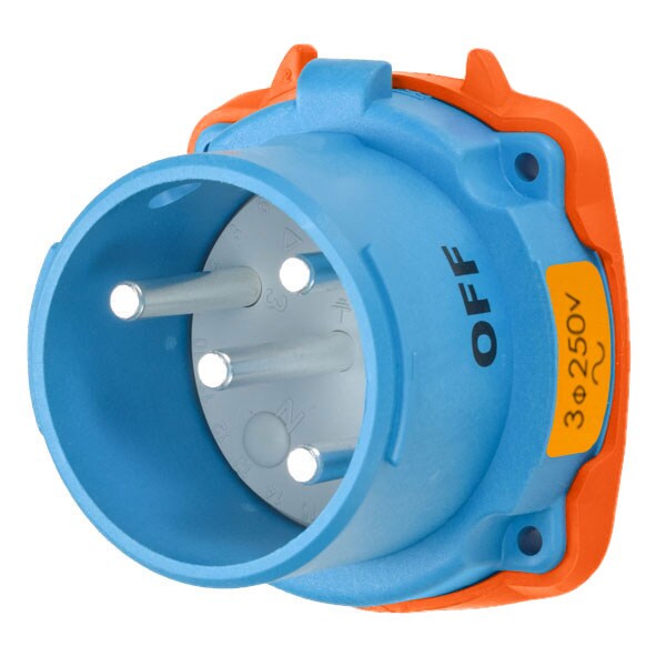Conector y receptáculo de clavija y enchufe Meltric, 50 A, 250V AC, NEMA 4X