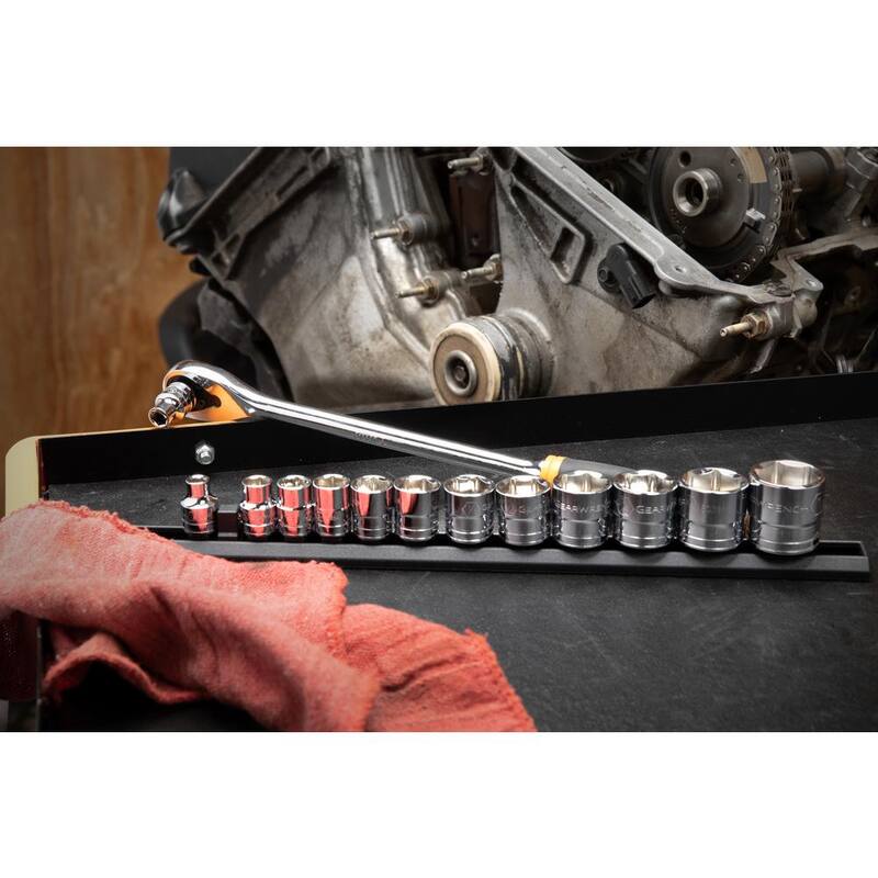 Juego de dados estándar de 6 puntos de 3/8 de pulgada de GEARWRENCH (13 piezas) - 80553