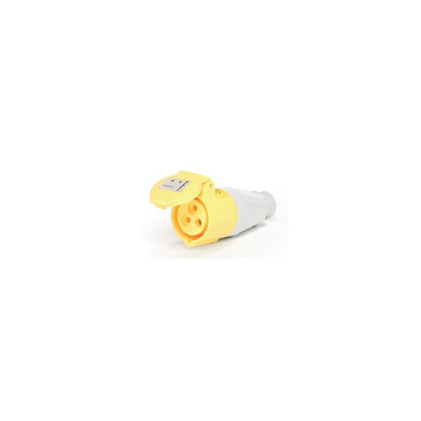 Conector de clavija y enchufe Woodhead, 20 A, 250V CA, Tres fases, 3 polos - 420C9