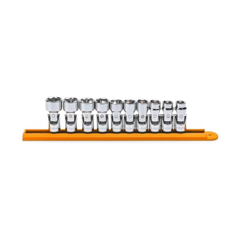 Juego de dados métricos flexibles de 6 puntos de 3/8 de pulgada de GEARWRENCH (10 piezas) - 80565