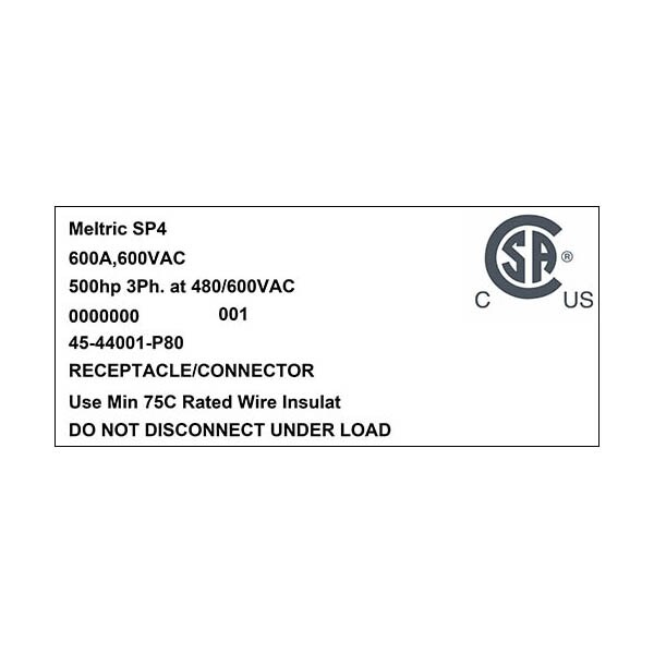 Meltric 45-44001-P80 RECEPTÁCULO - 45-44001-P80