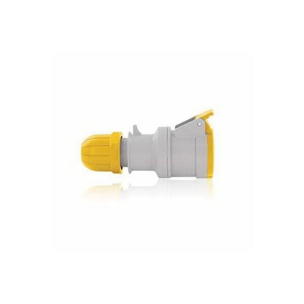 Conector de clavija y enchufe Leviton, 32 A, 100/130V CA, 2 polos, toma de tierra IEC - S232-C4