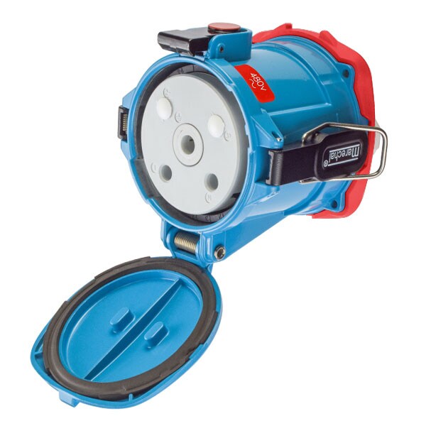 Receptáculo Pin & Sleeve Meltric, 150 A, 480V AC, 2 Polos, NEMA 4X - 69-94042