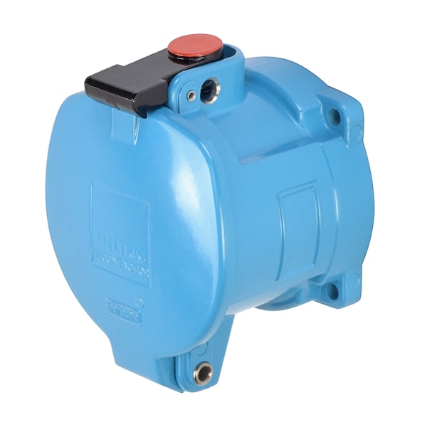 Receptáculo de clavija y enchufe Meltric, 20 A, 480V AC, 3 Polos - 17-14081-843-NC